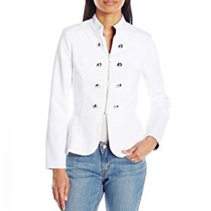 XOXO White Military Jacket/Blazer Size S